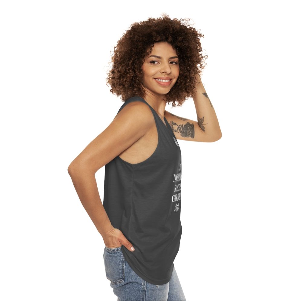 Moira's Rose Garden Unisex Tank Top - women side