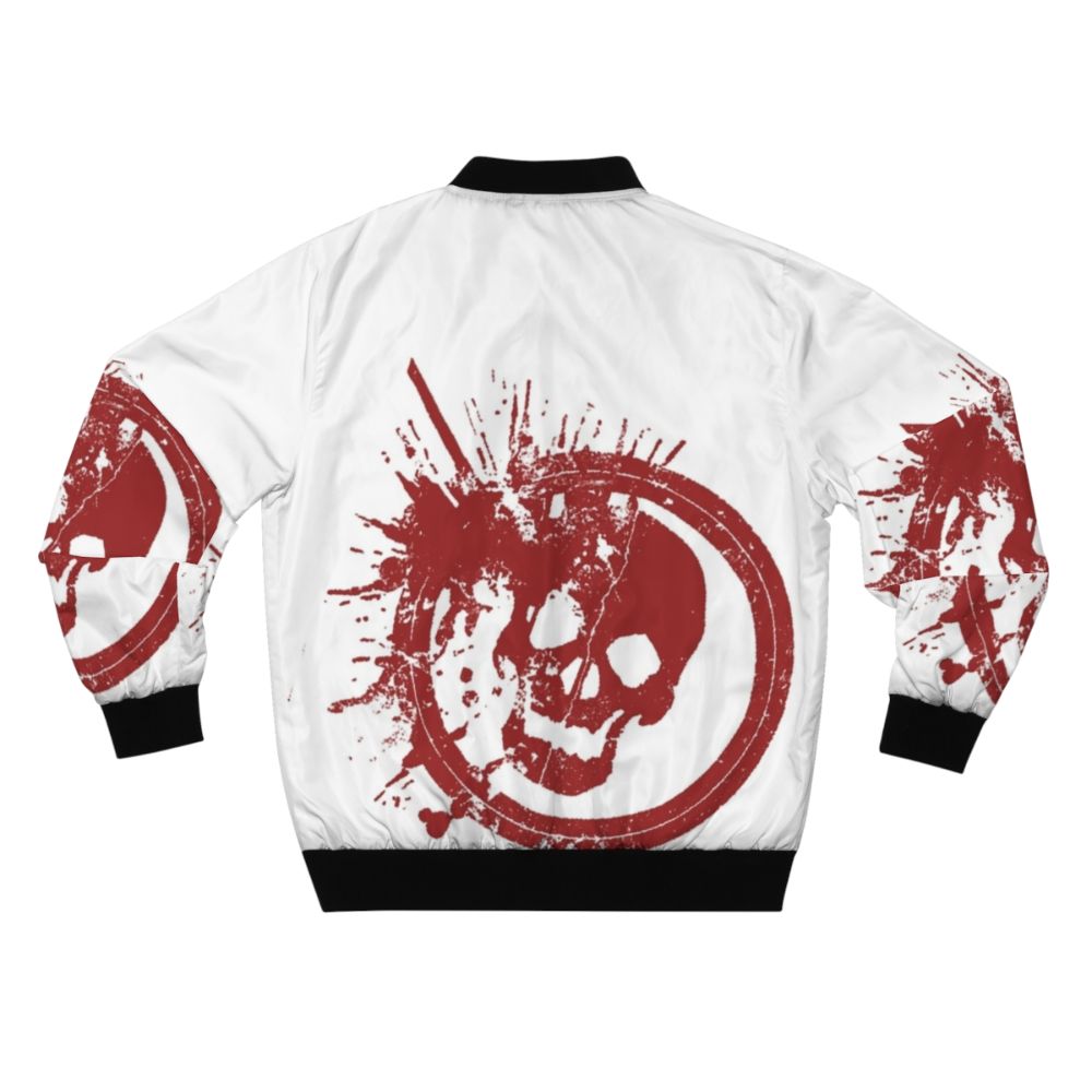 Danganronpa Leon Kuwata Skull Bomber Jacket - Back