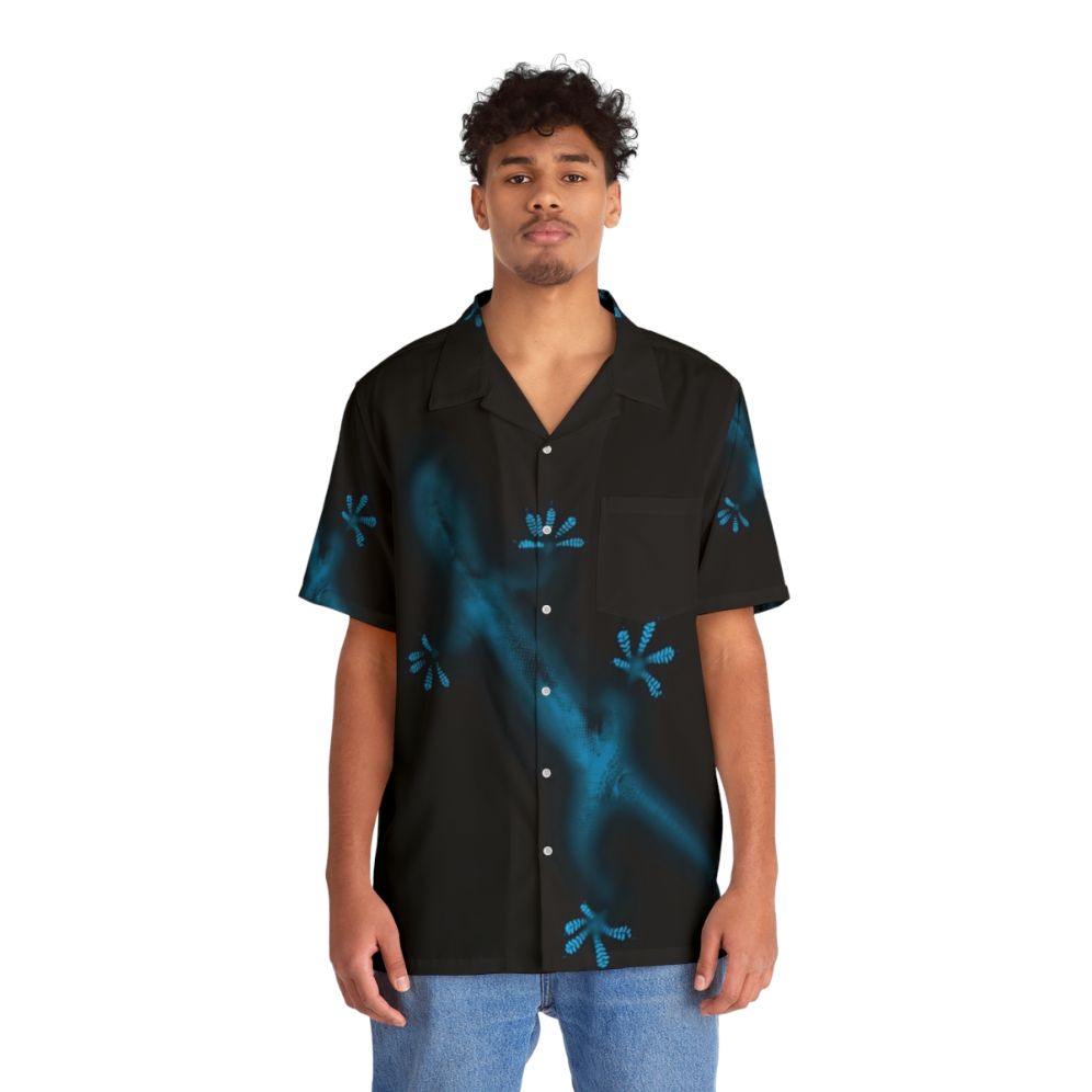 Blue Gecko Hawaiian Shirt - People Front