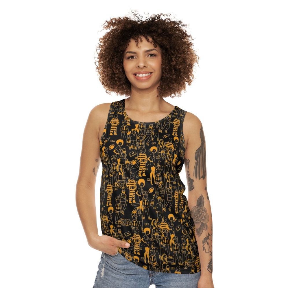 Never Story Unisex Tank Top featuring Dreamville artists - women