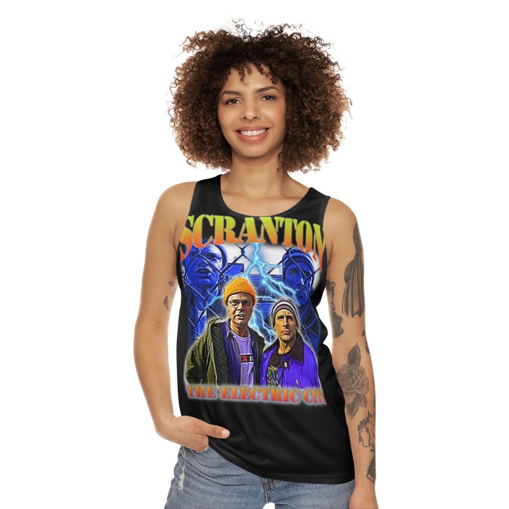 Scranton the Electric City Unisex Tank Top - women