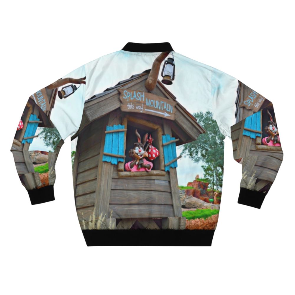 Walt Disney Splash Mountain Bomber Jacket with Brer Rabbit and Song Design - Back