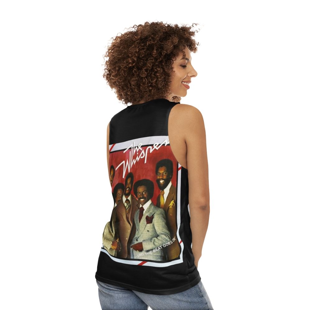 The Whispers Unisex Retro R&B Funk Tank Top - women back