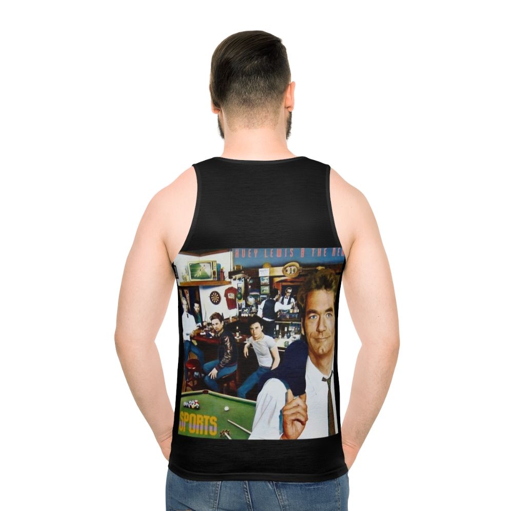 Huey Lewis and the News Unisex Tank Top - men back