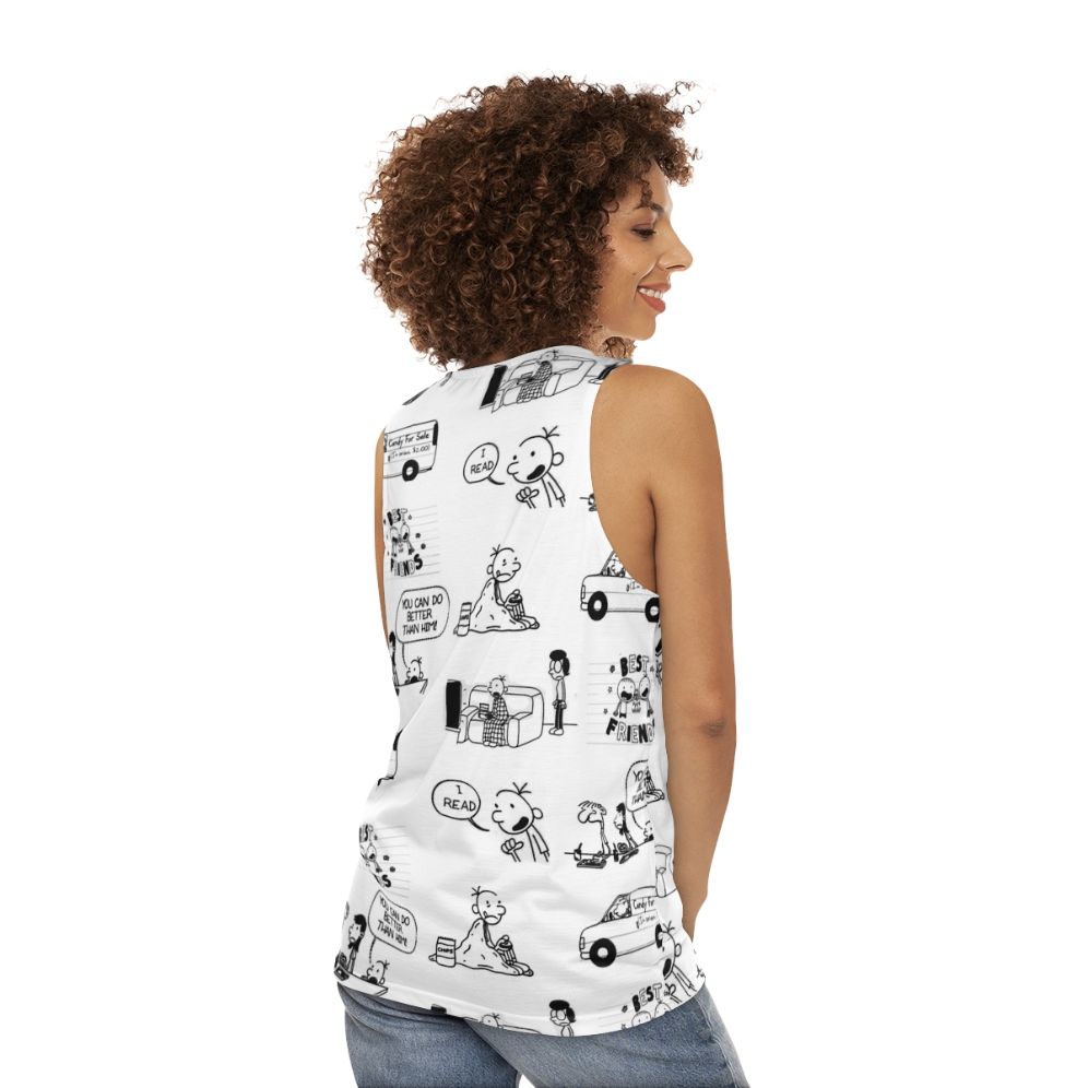 Diary of a Wimpy Kid Unisex Tank Top - women back