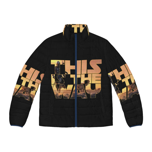 'This Is The Way' Sci-Fi Puffer Jacket featuring Mandalorian-inspired design