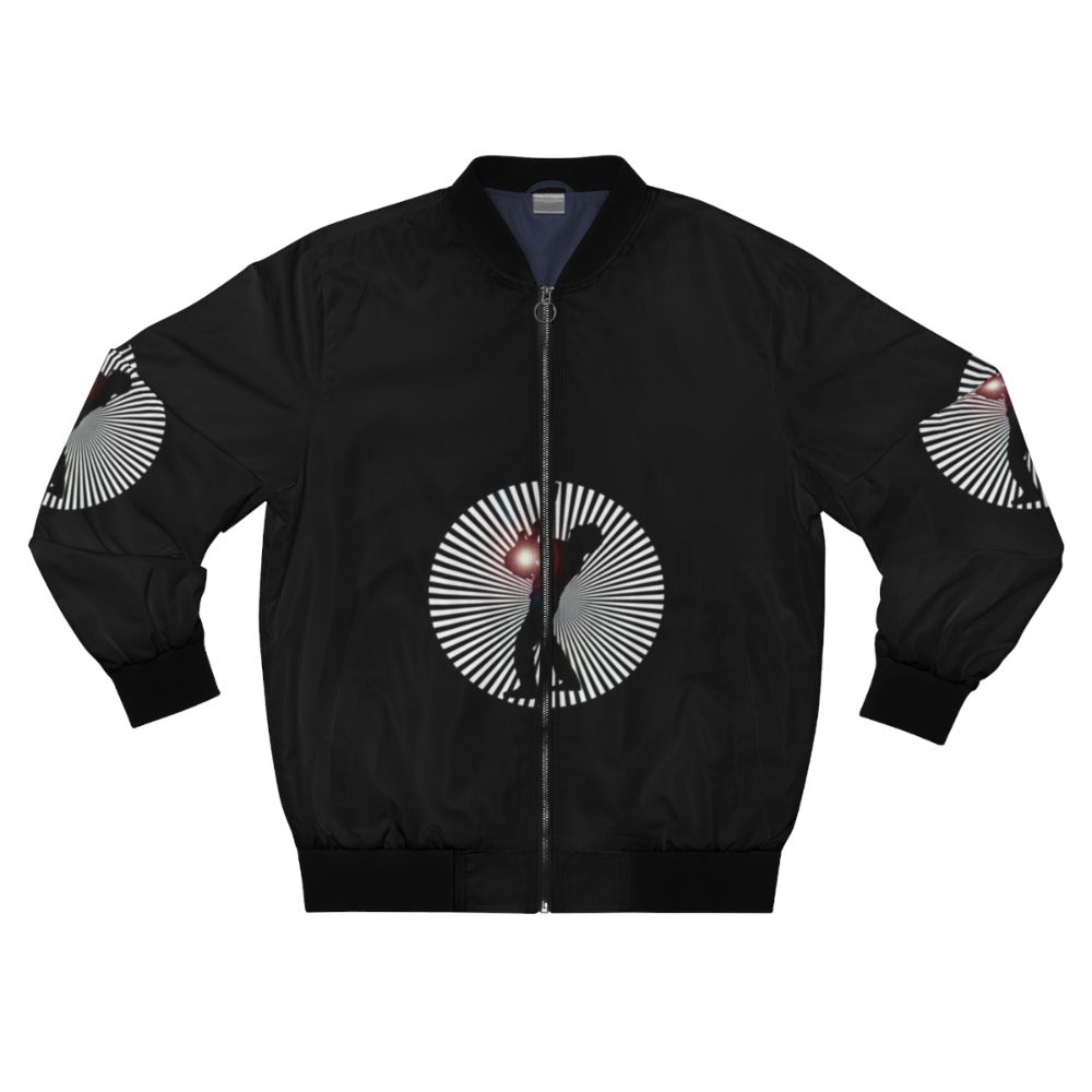 Gustavo Cerati tribute bomber jacket featuring his iconic music style