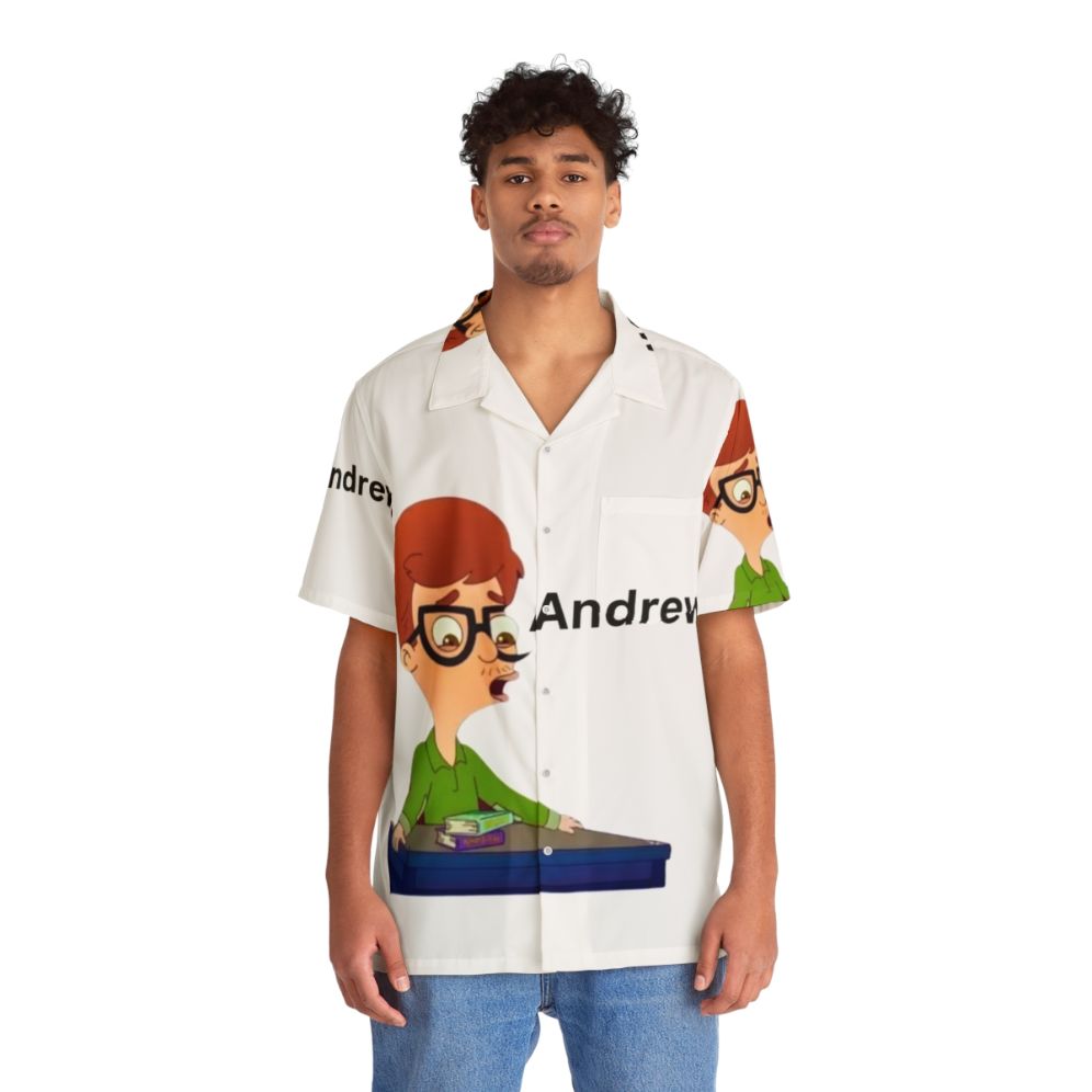 Big Mouth Andrew Glouberman Fan Art Hawaiian Shirt - People Front