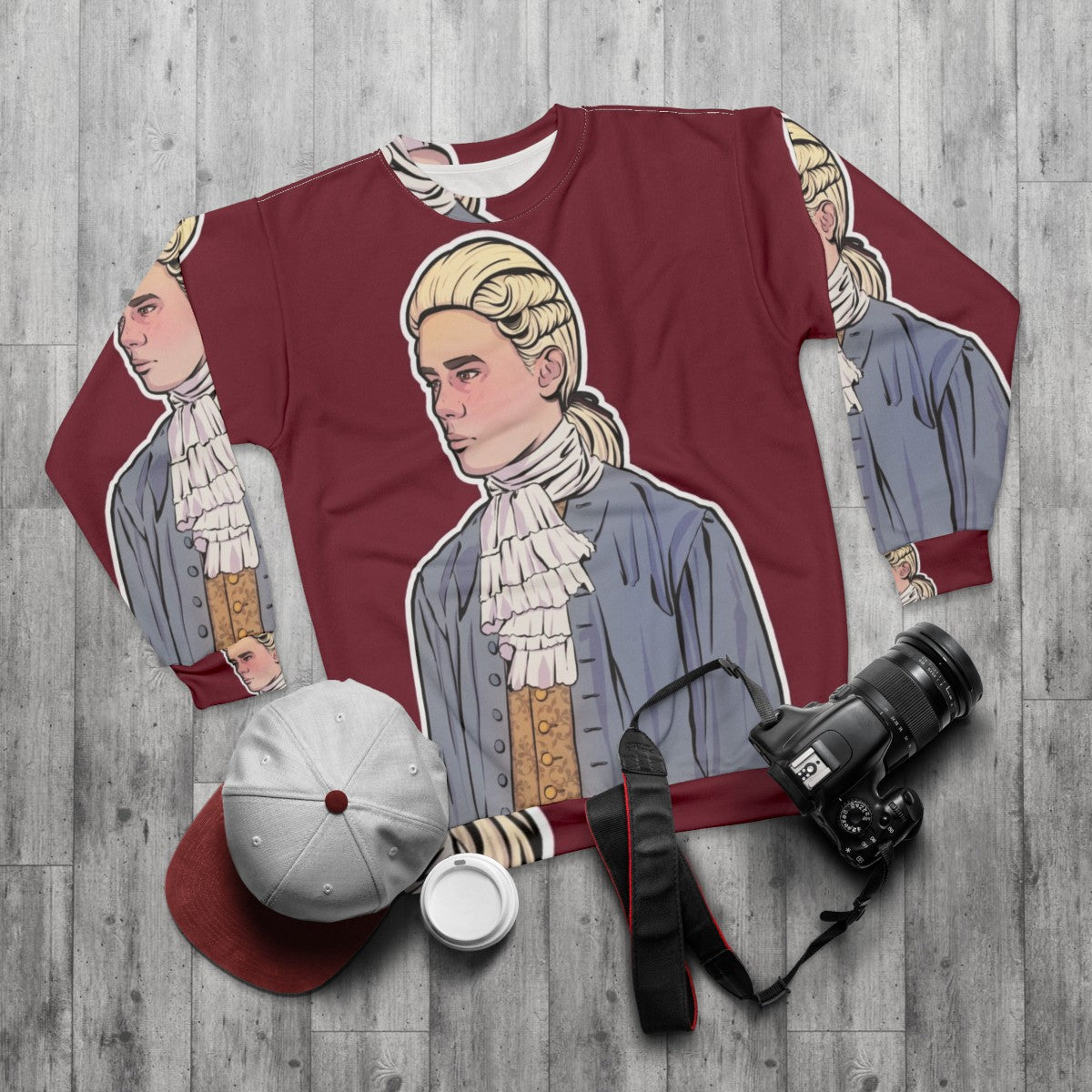 Prince Wilhelm Young Royals Netflix Fanart Sweatshirt - flat lay