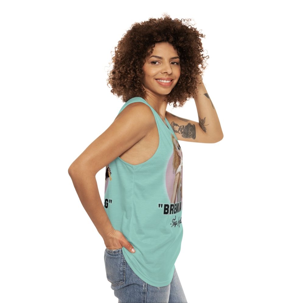 Tonya Harding Unisex Tank Top - women side