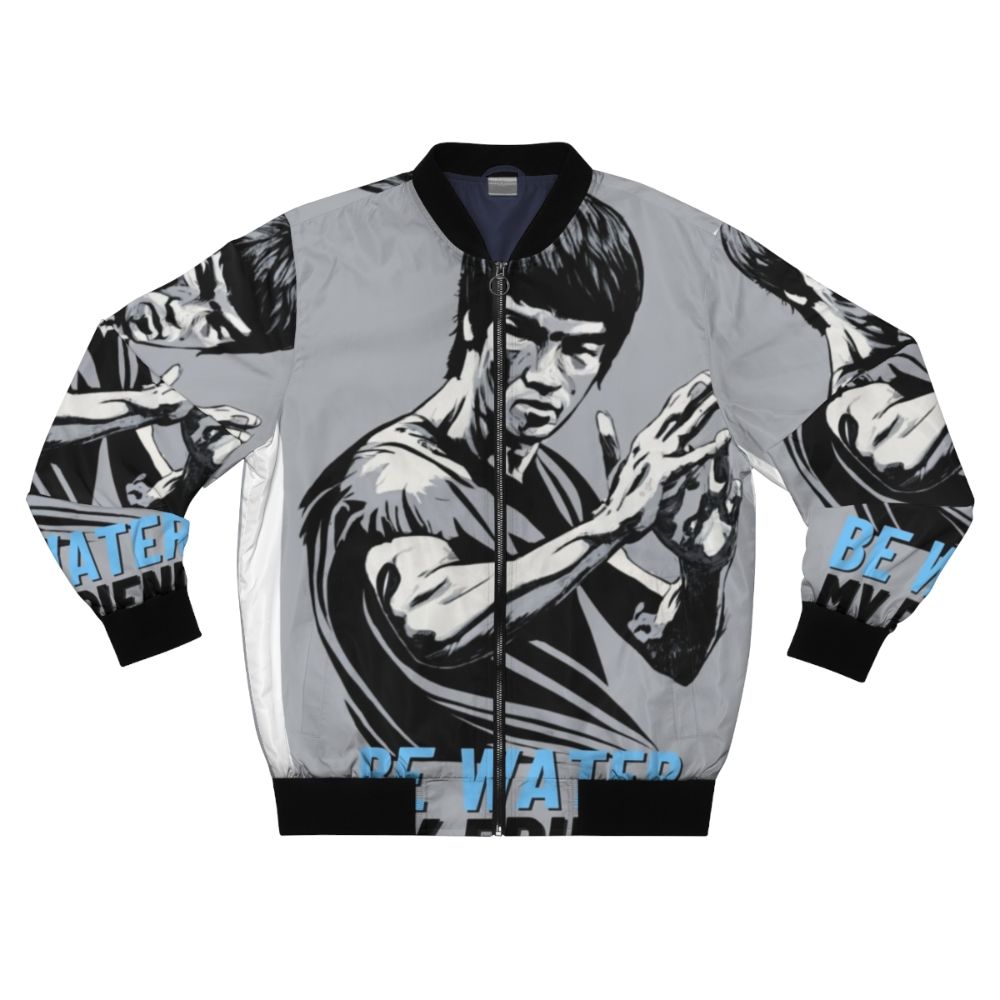 Bruce Lee "Be Water" Bomber Jacket