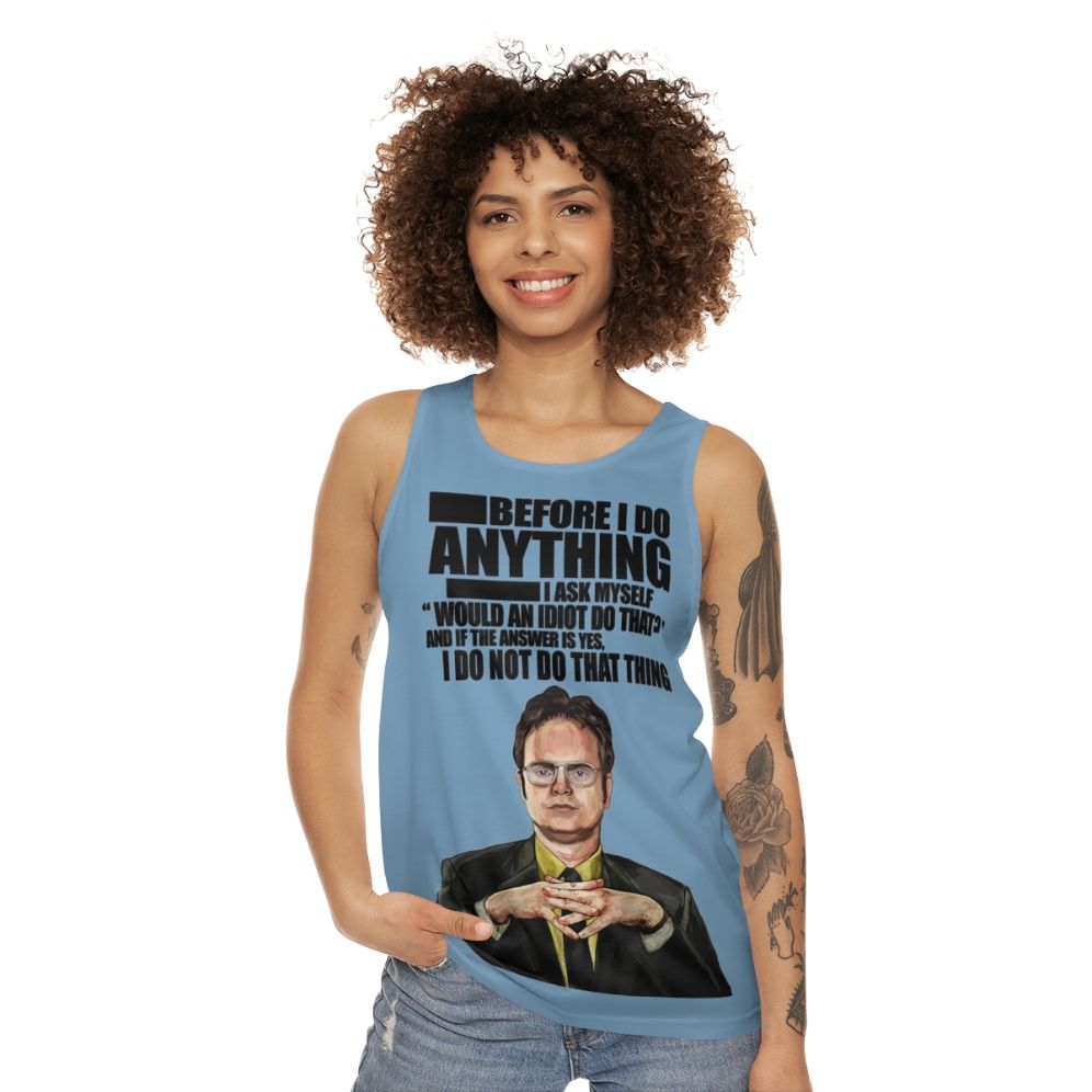 The Office Dwight K. Schrute Unisex Tank Top - women