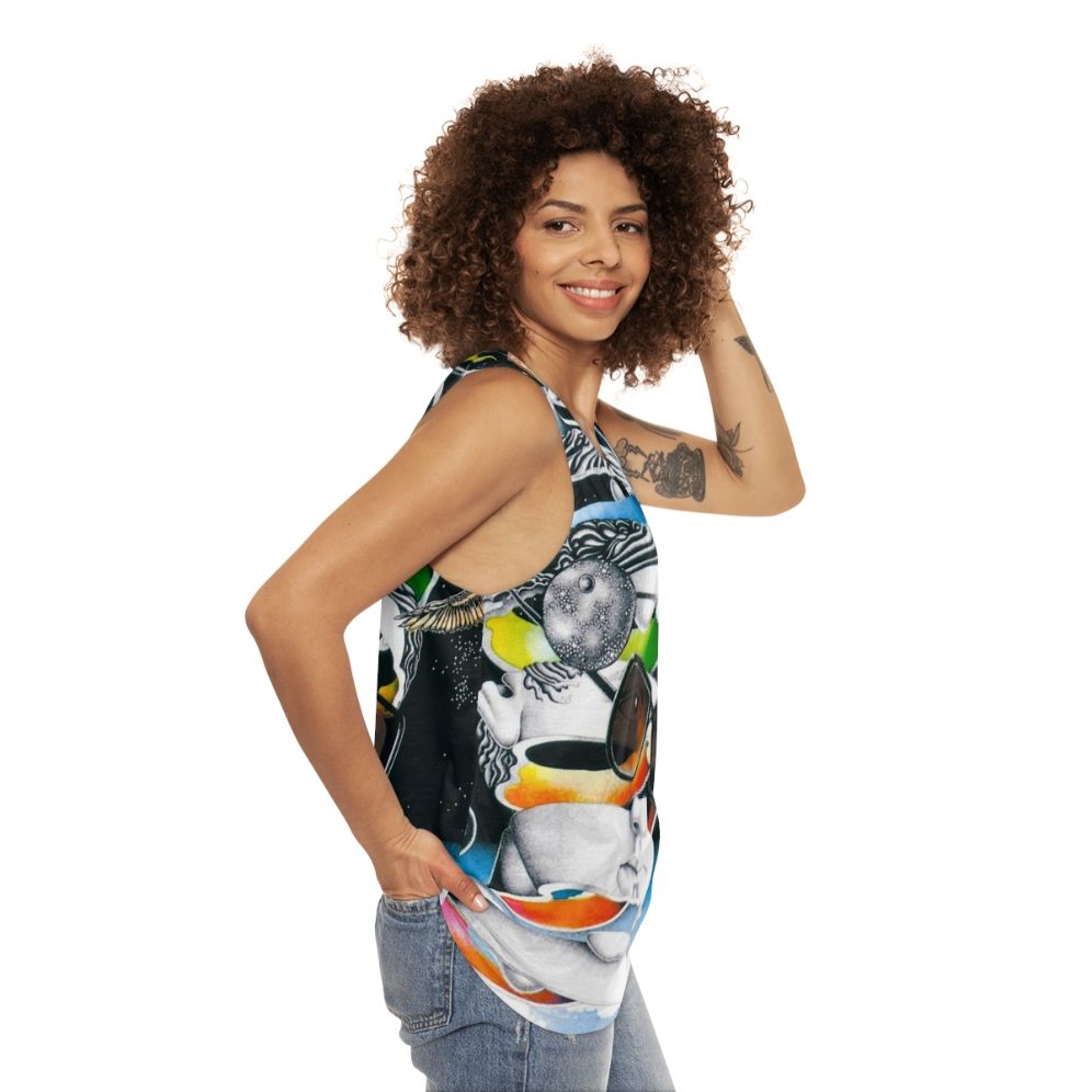 Ian Hunter Unisex Classic Rock Tank Top - women side