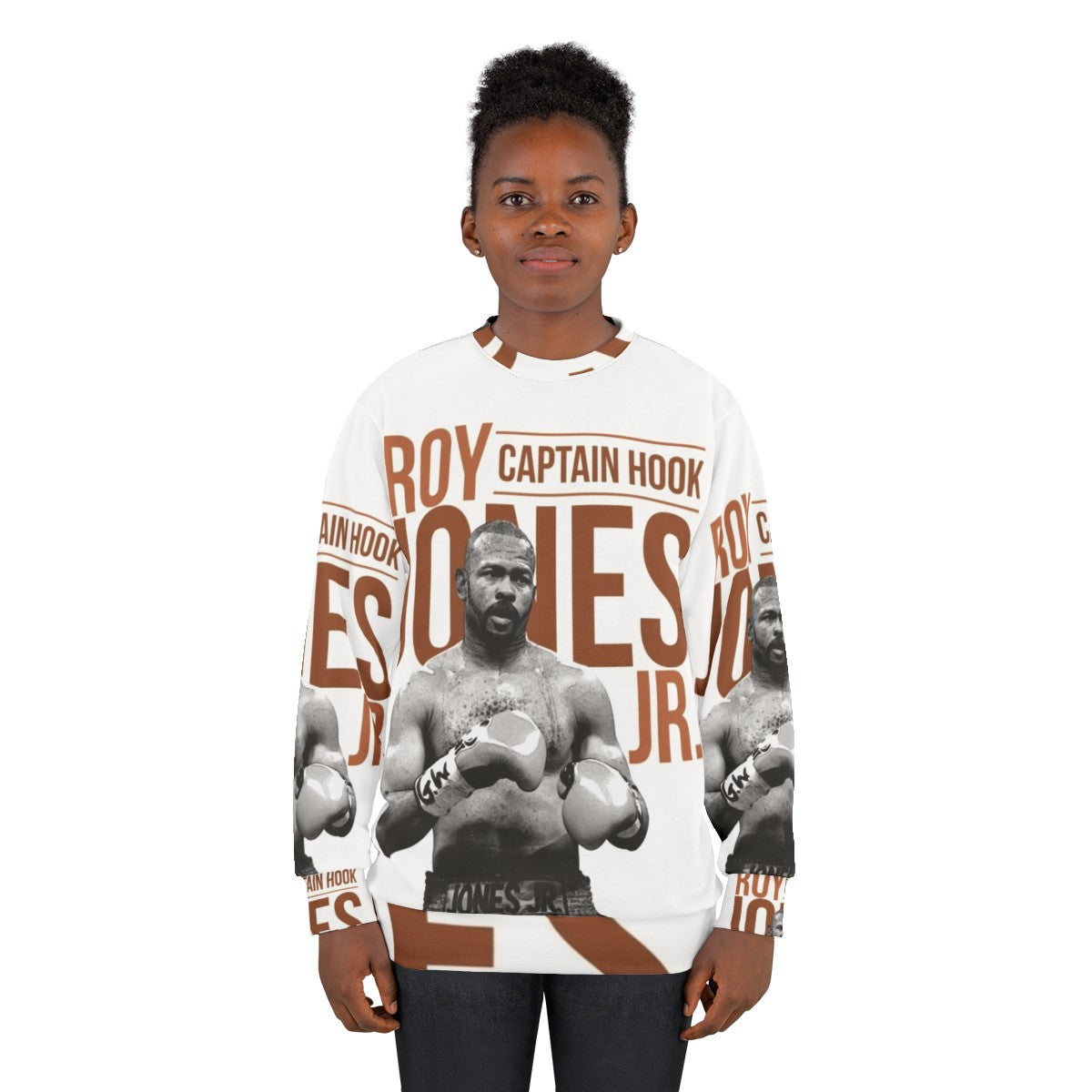 Roy Jones Jr. Boxing Heavyweight Sweatshirt - women