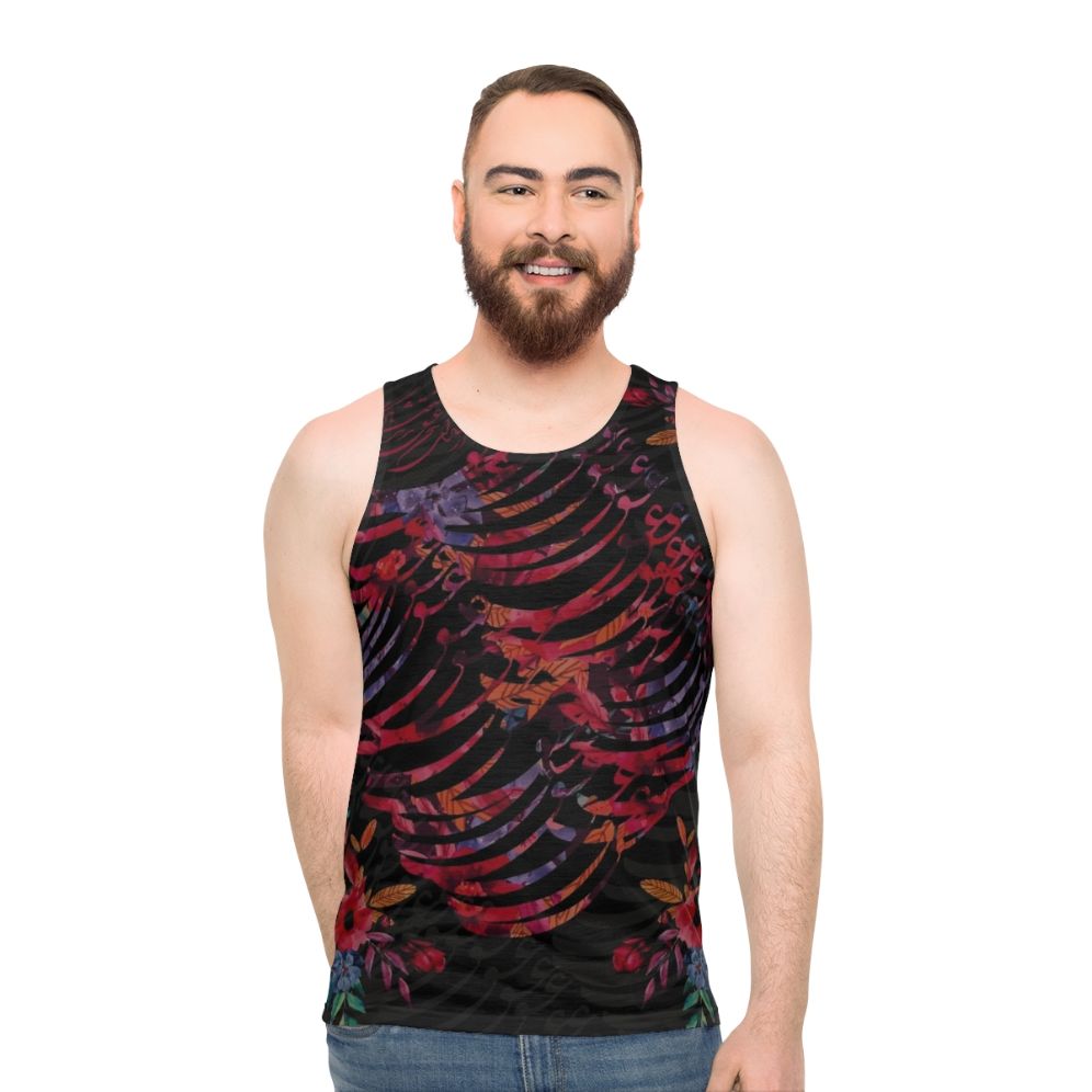 Hafez poem unisex tank top with Persian calligraphy design - men