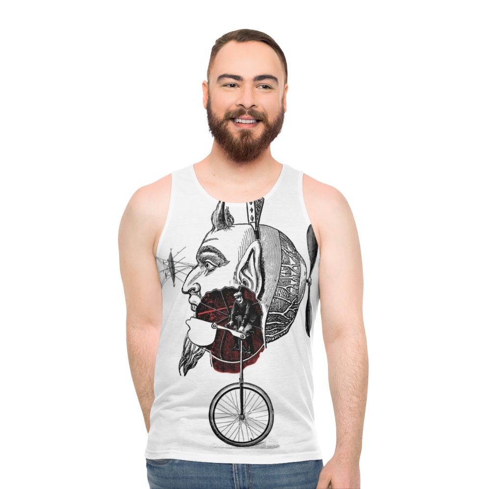 Gothic Occult Metal Unisex Tank Top - men