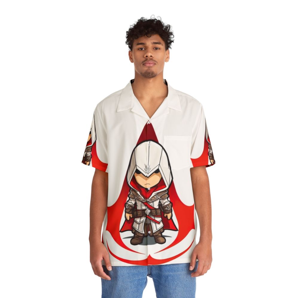 Assassin's Creed Chibi Design Hawaiian Shirt - Lifestyle