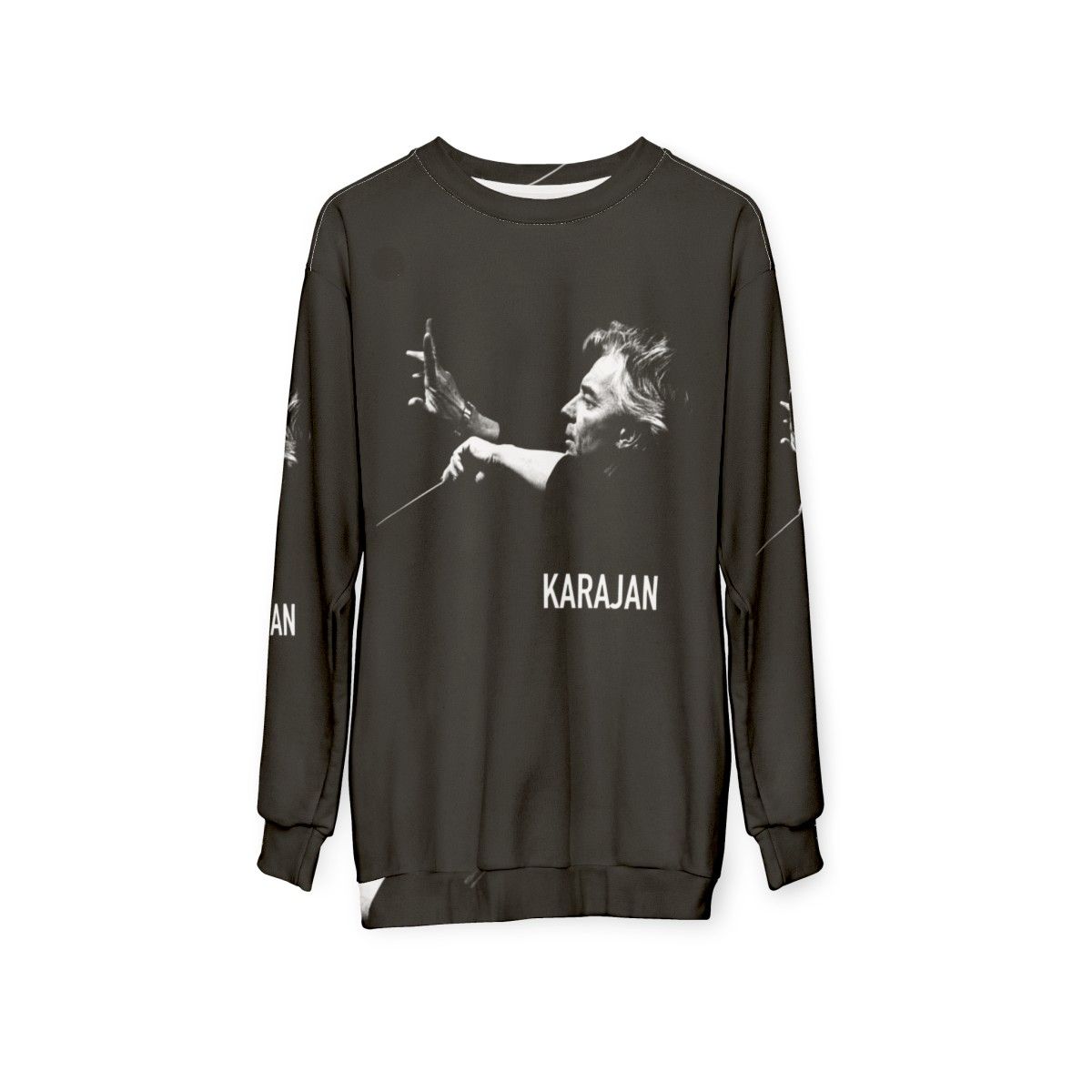 Karajan Sweatshirt for Classical Music Enthusiasts - hanging