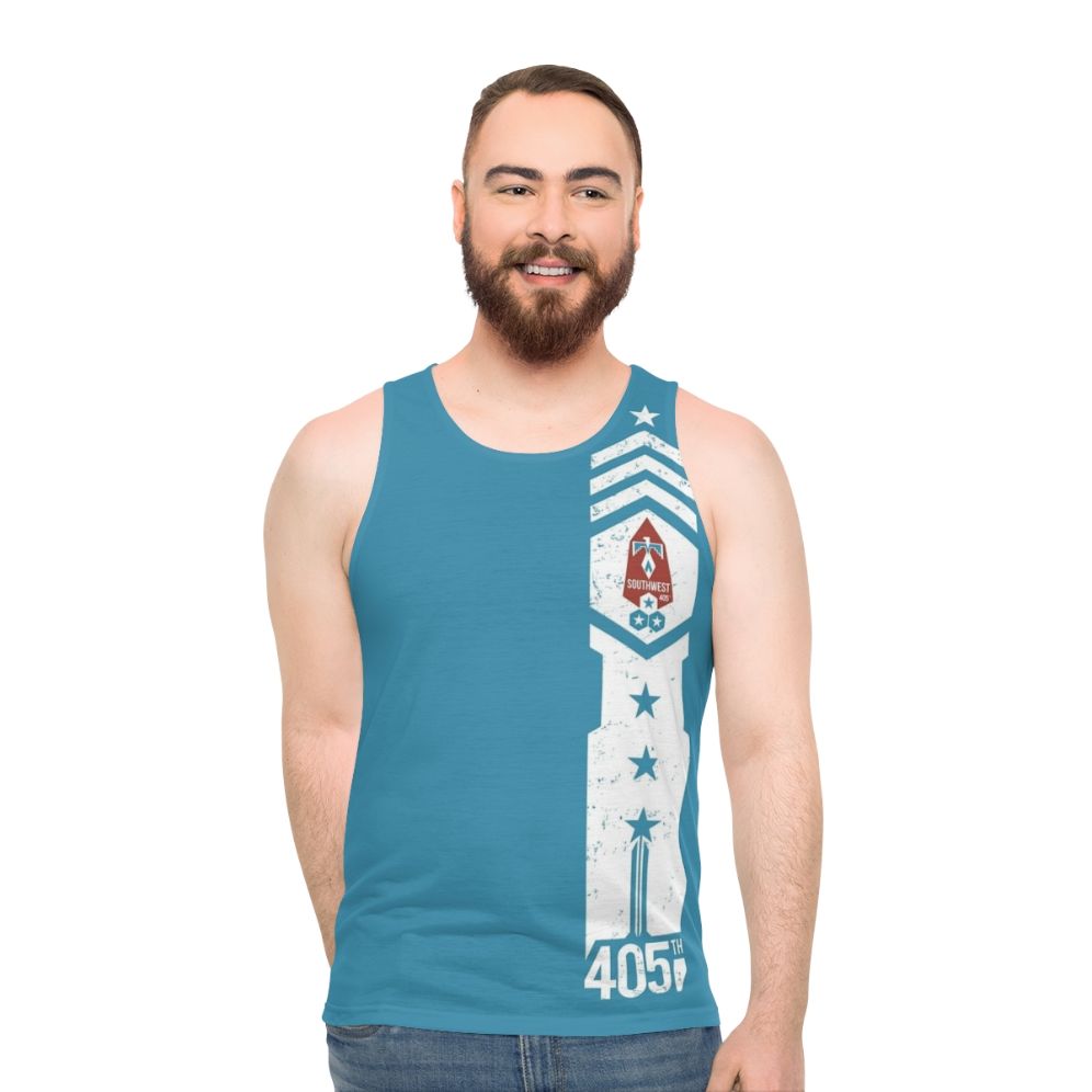 405th Southwest Regiment Halo Spartan Unisex Tank Top - men