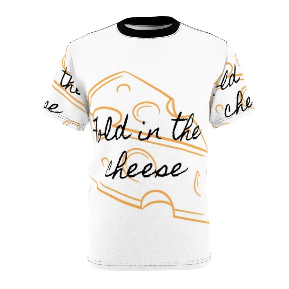 "Fold In the Cheese" inspired t-shirt featuring a design from the popular TV show Schitt's Creek