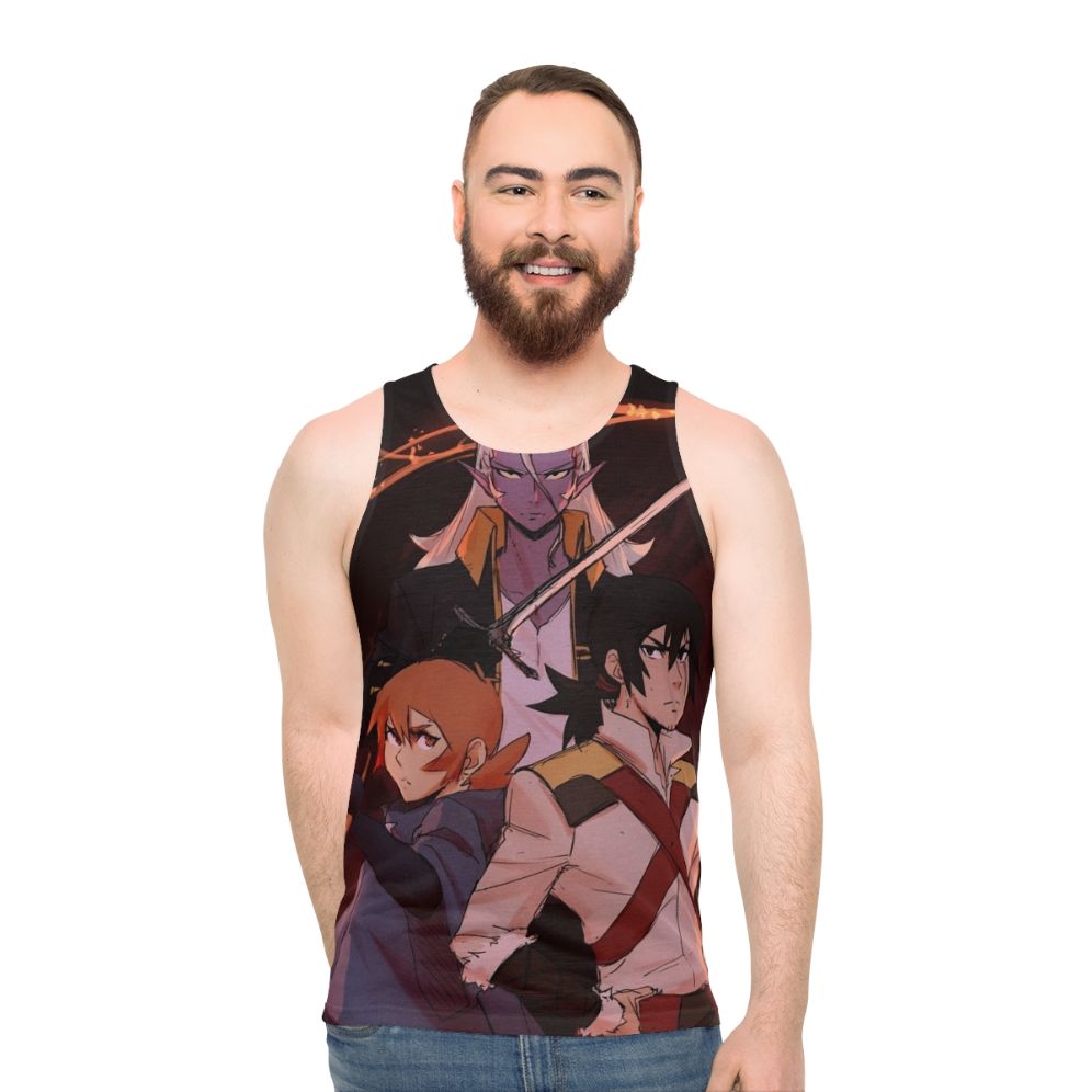 Voltron Castlevania anime unisex tank top - men