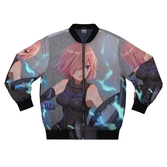 Anime-inspired Mash Kyrielight bomber jacket for Fate fans