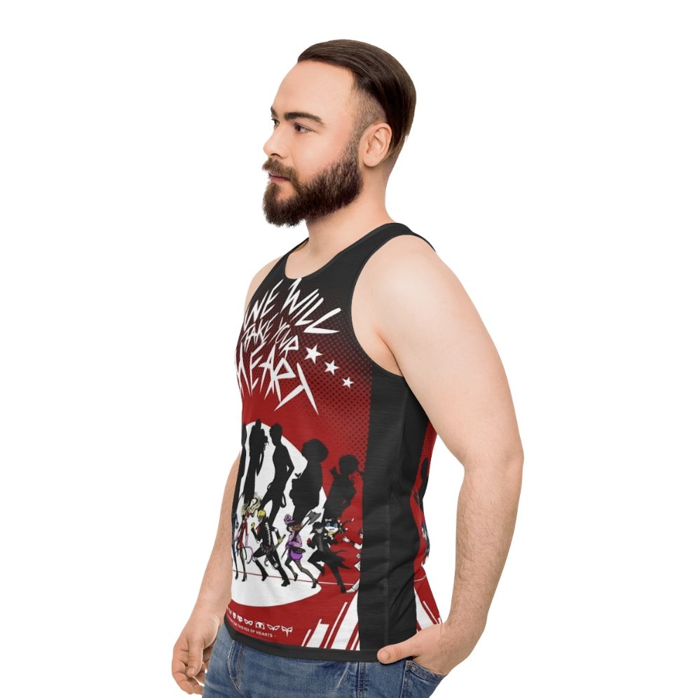 Persona 5 Joker Unisex Tank Top - men side