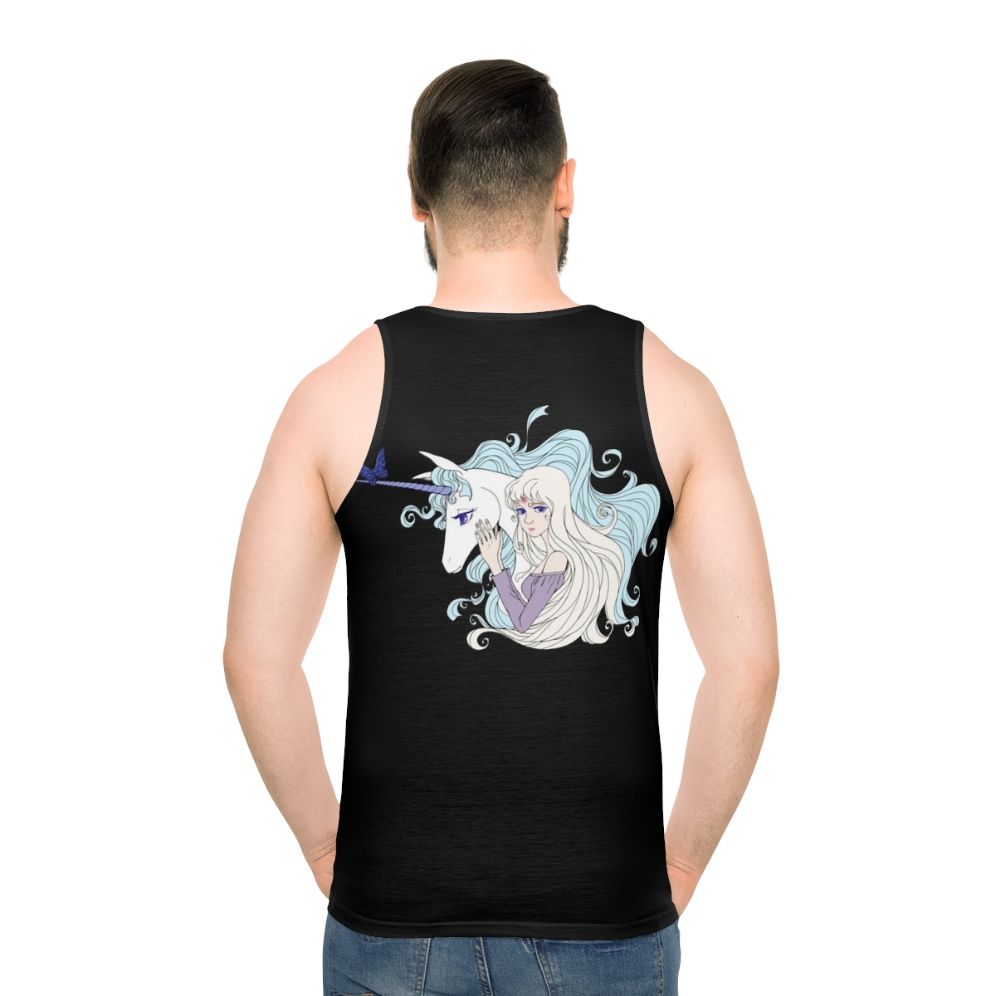 Unisex 'The Last Unicorn' fantasy tank top - men back