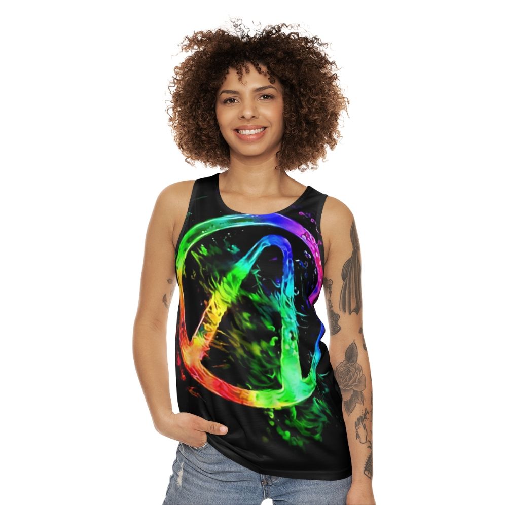 Borderlands Vaulthunter Neon Splash Unisex Tank Top - women