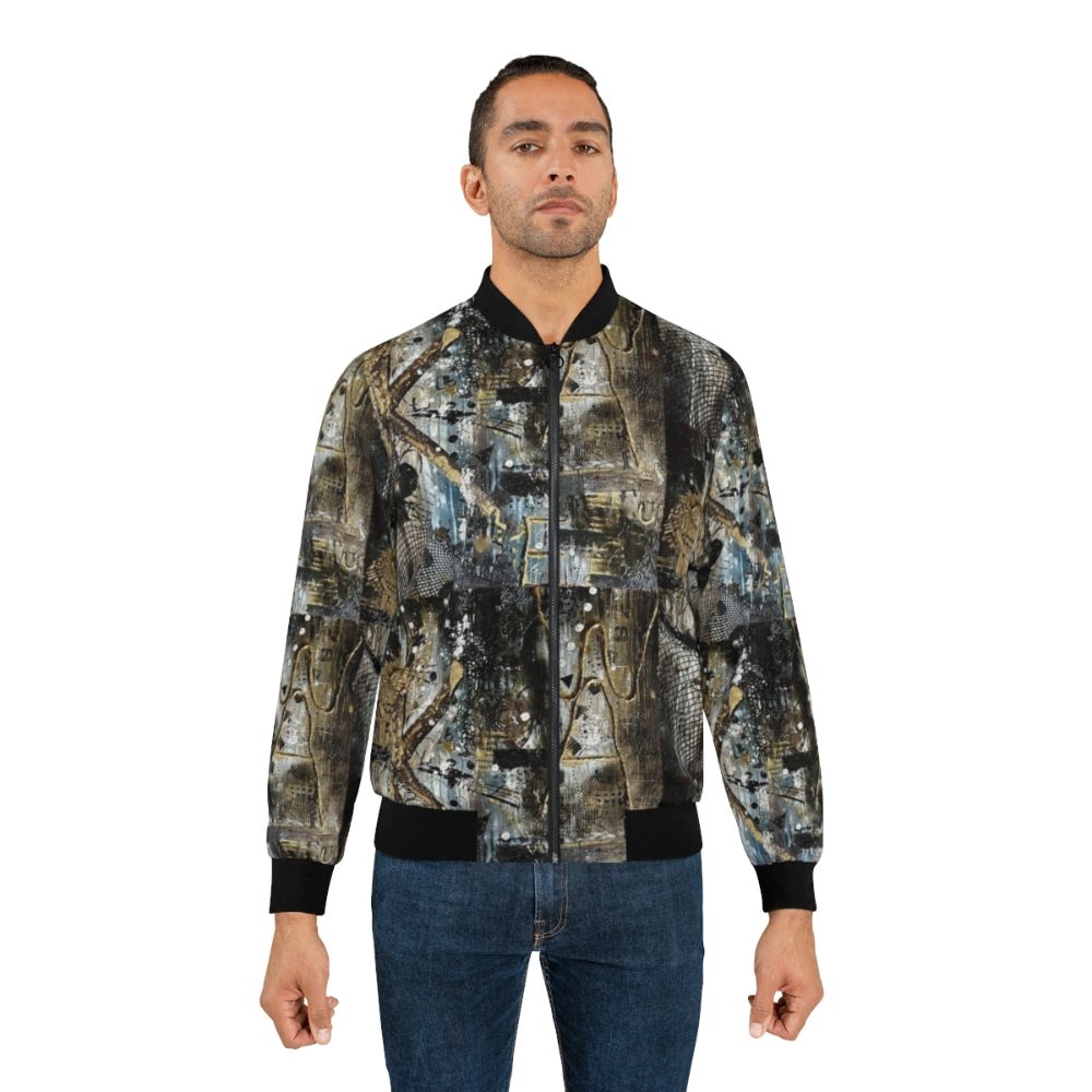 Abstract 'Wake Up' Bomber Jacket - Lifestyle