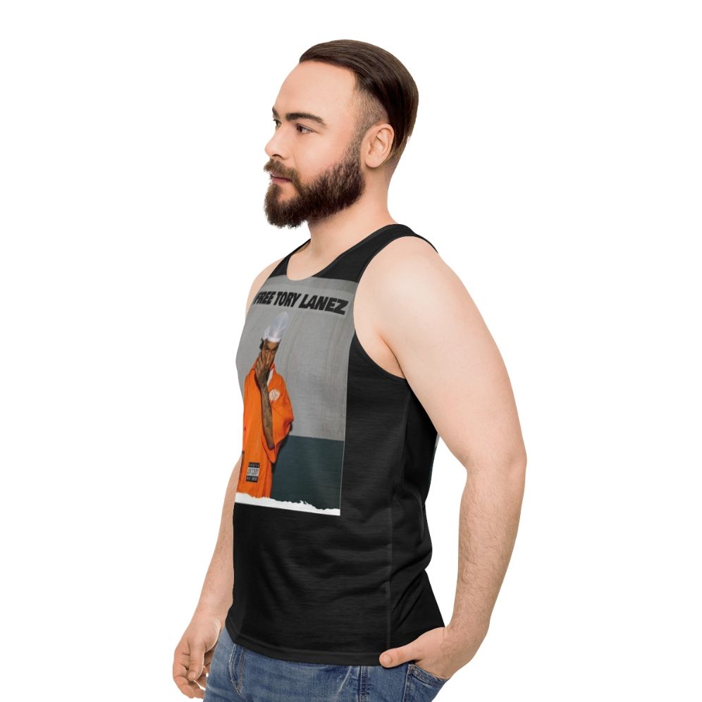 Unisex Tory Lanez Tank Top - men side