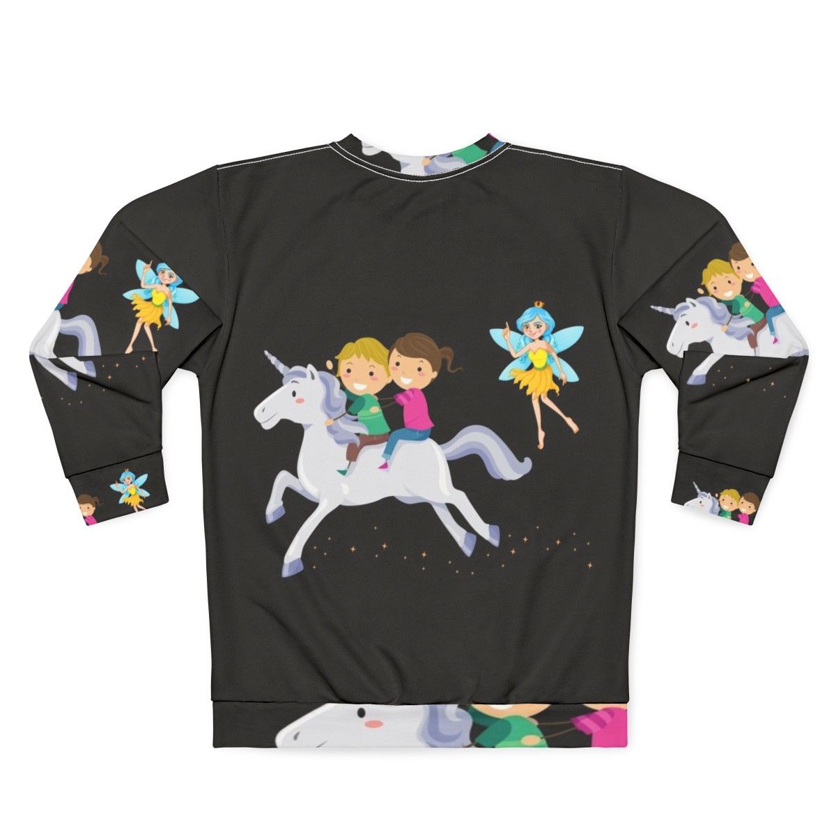 Legendary Animals Mystic Dragon Fantasy Sweatshirt - Back