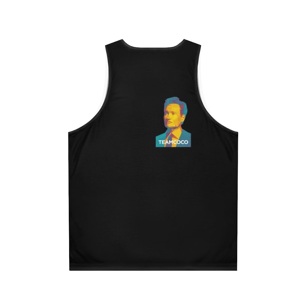 Team Coco Unisex Portrait Tank Top - Back