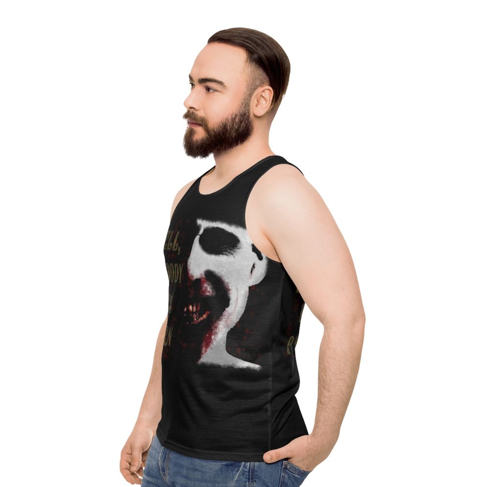 Doom Head Unisex Horror Tank Top - men side