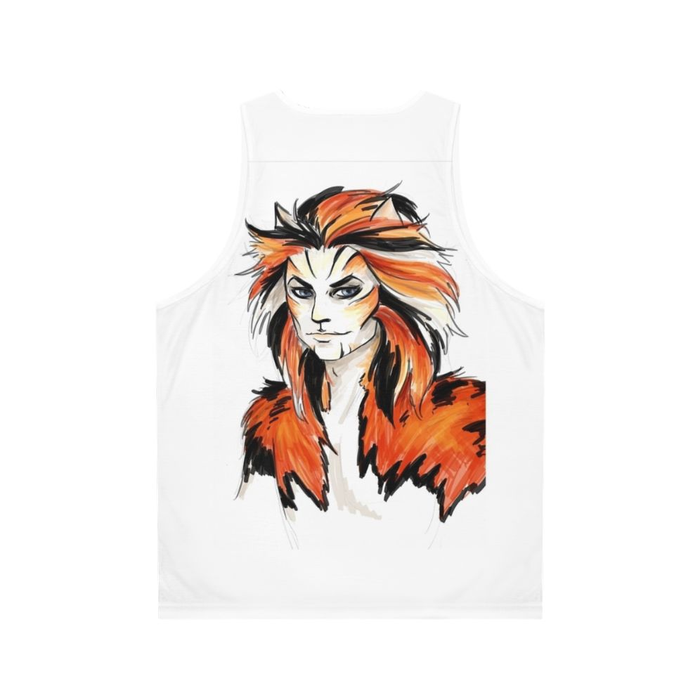 Macavity the Mystery Cat Unisex Tank Top - Back