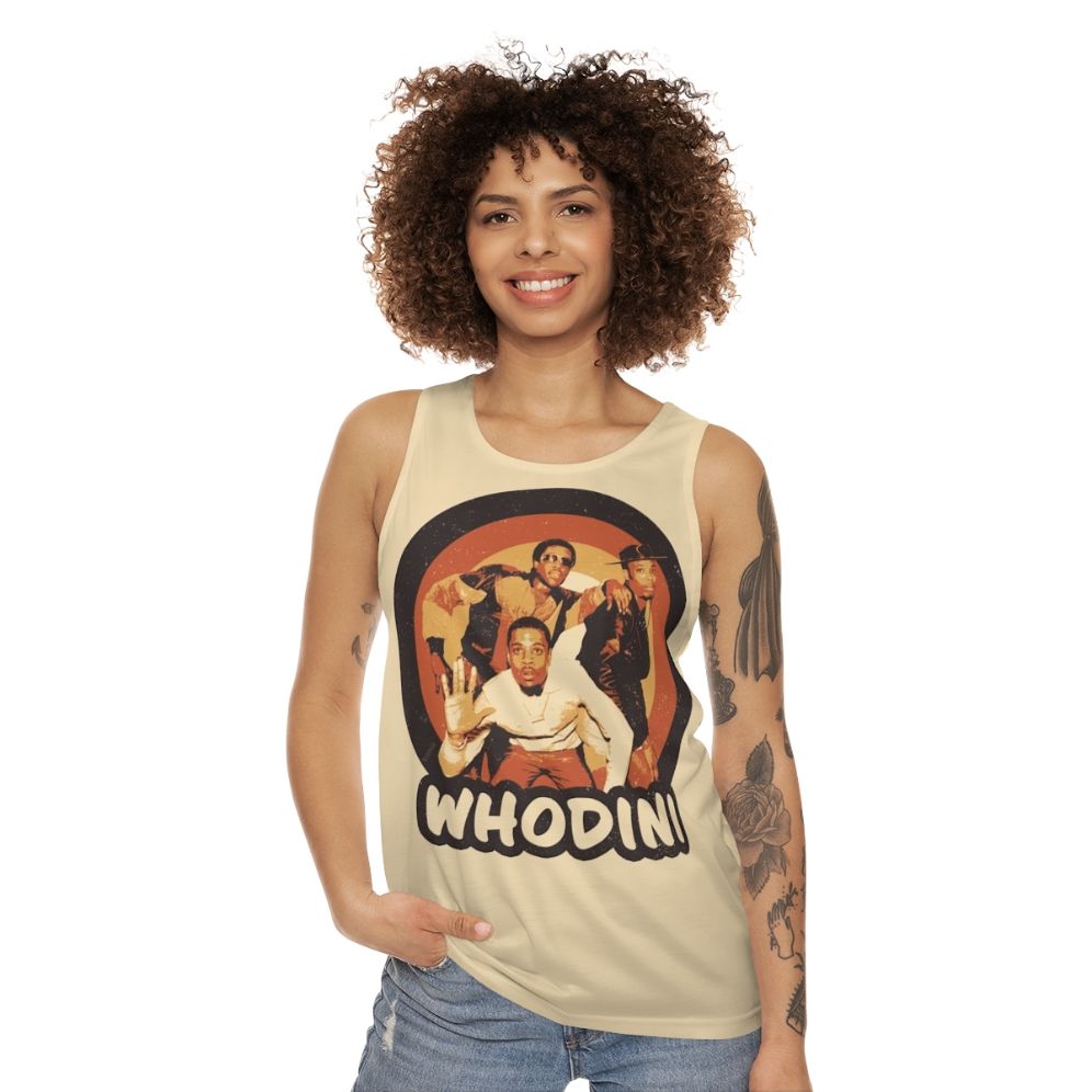 Whodini 80s Old School Hip Hop Unisex Tank Top - women