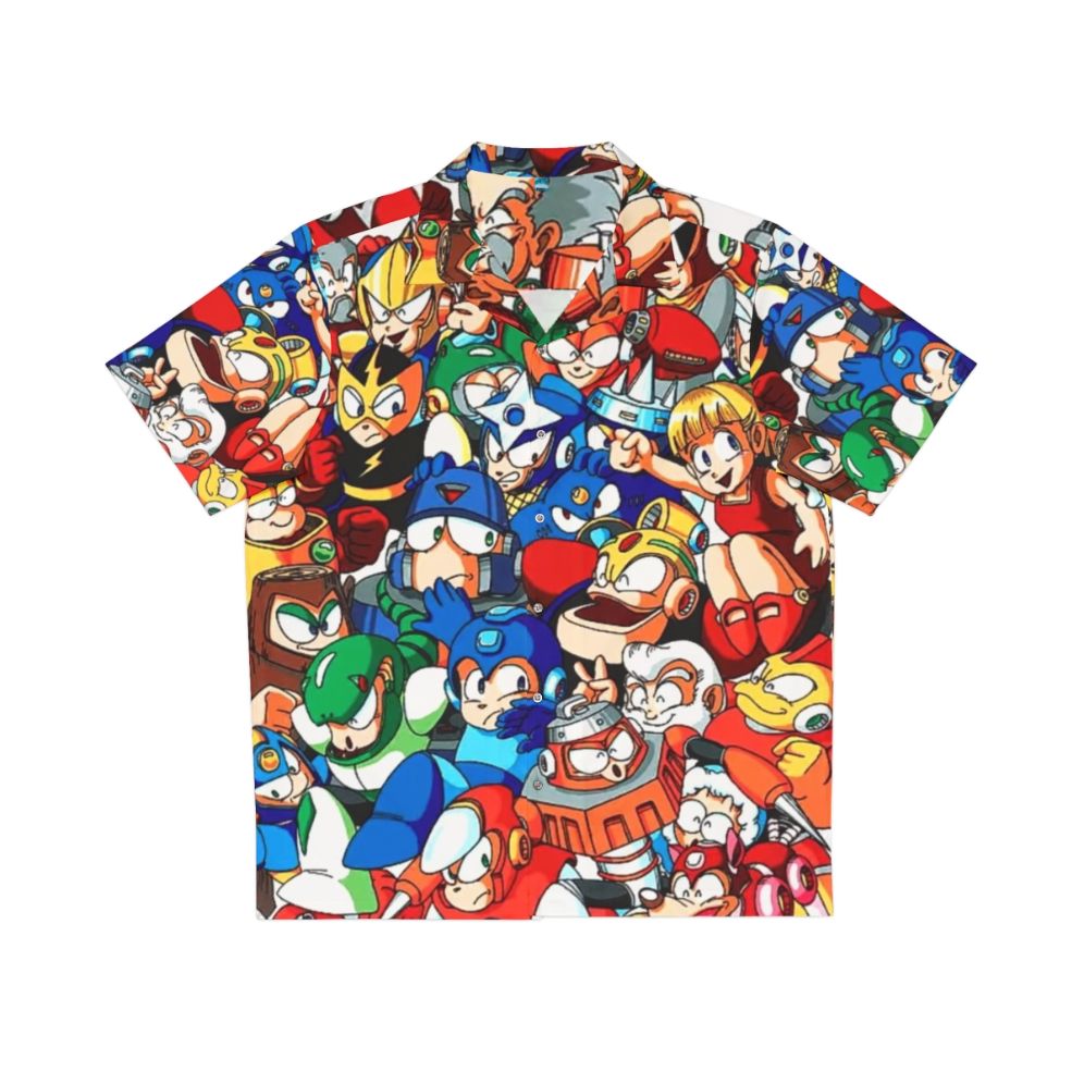 Mega Man Classic Robot Masters Hawaiian Shirt