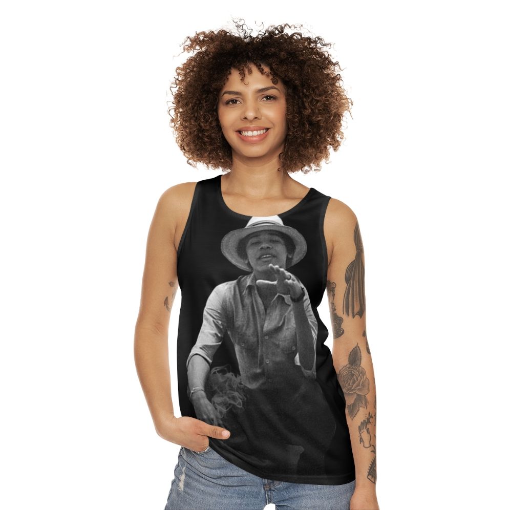 Young Barack Obama in Tank Top - women