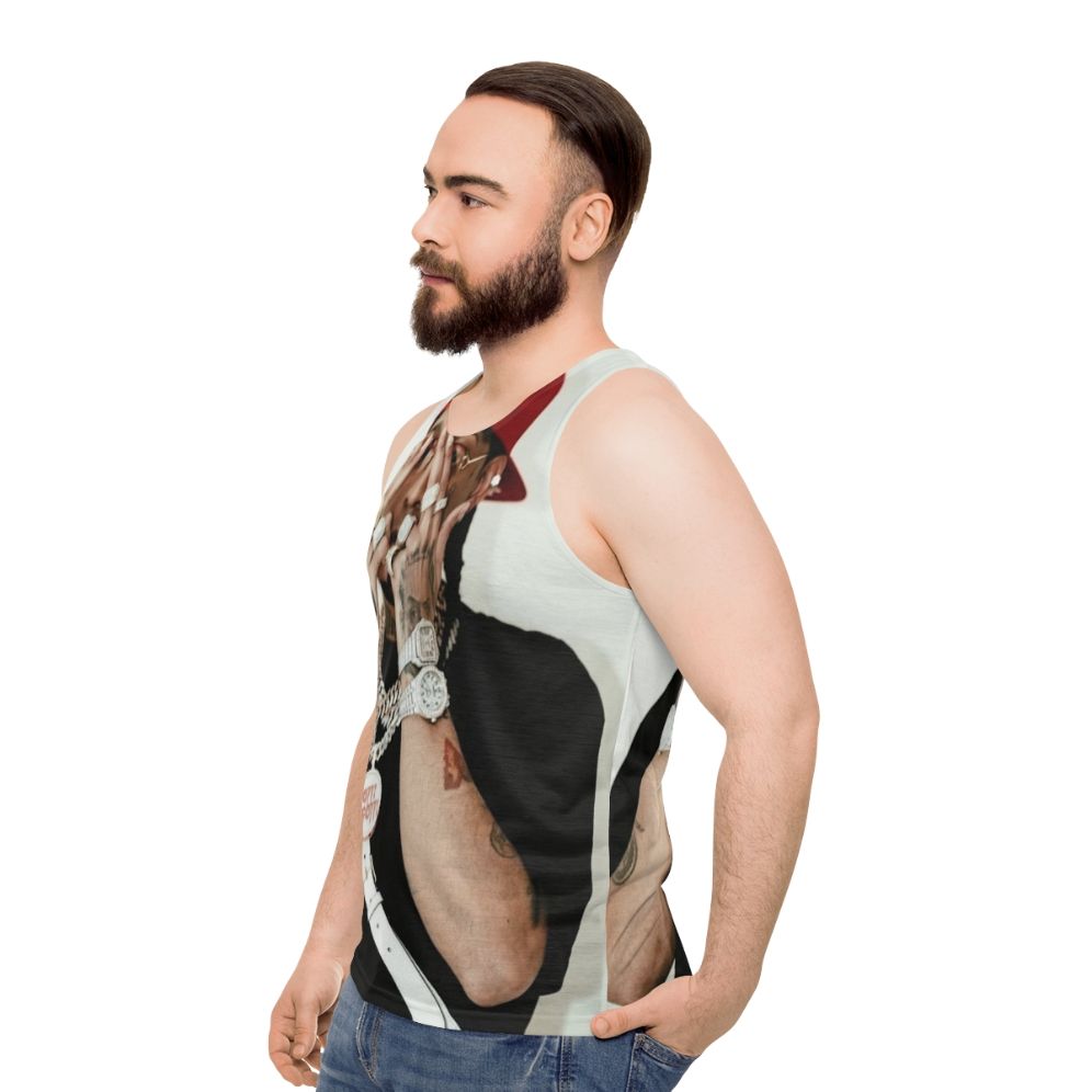 Rochyrd Unisex Graphic Tank Top - men side