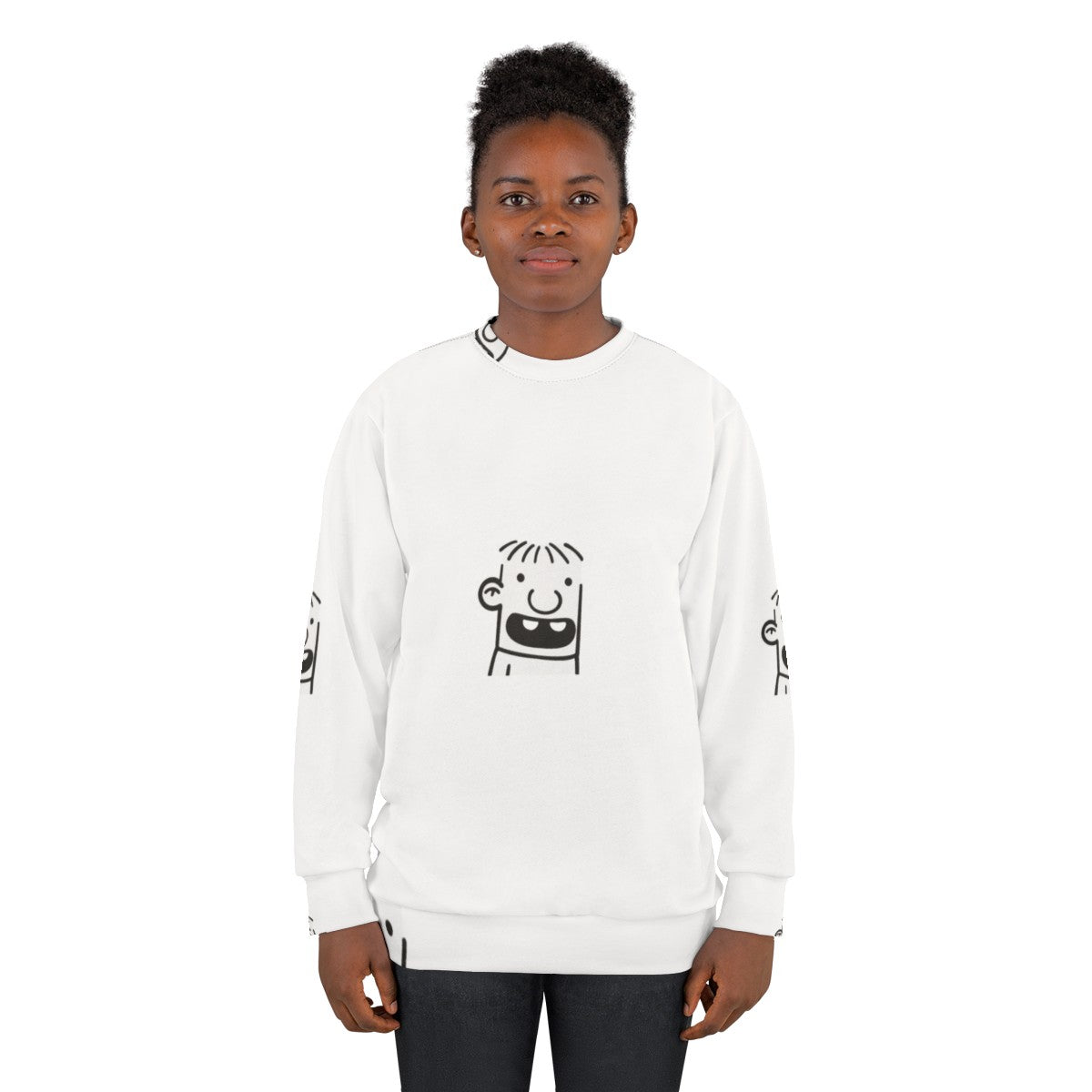 Rowley Jefferson from Diary of a Wimpy Kid graphic sweatshirt - women