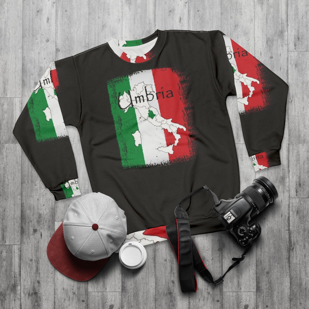 Umbria Pride Sweatshirt - flat lay