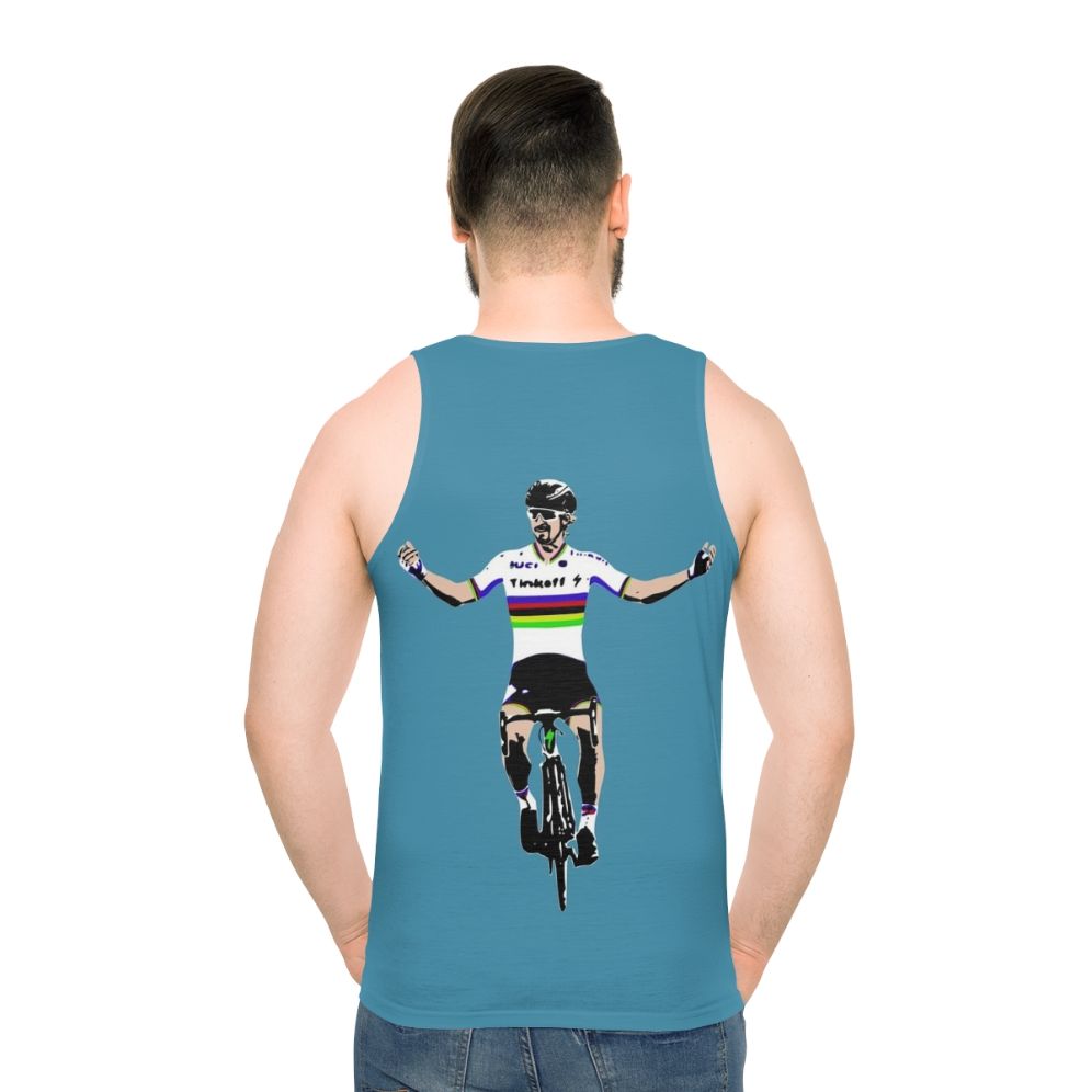 Peter Sagan Unisex Cycling Tank Top - men back