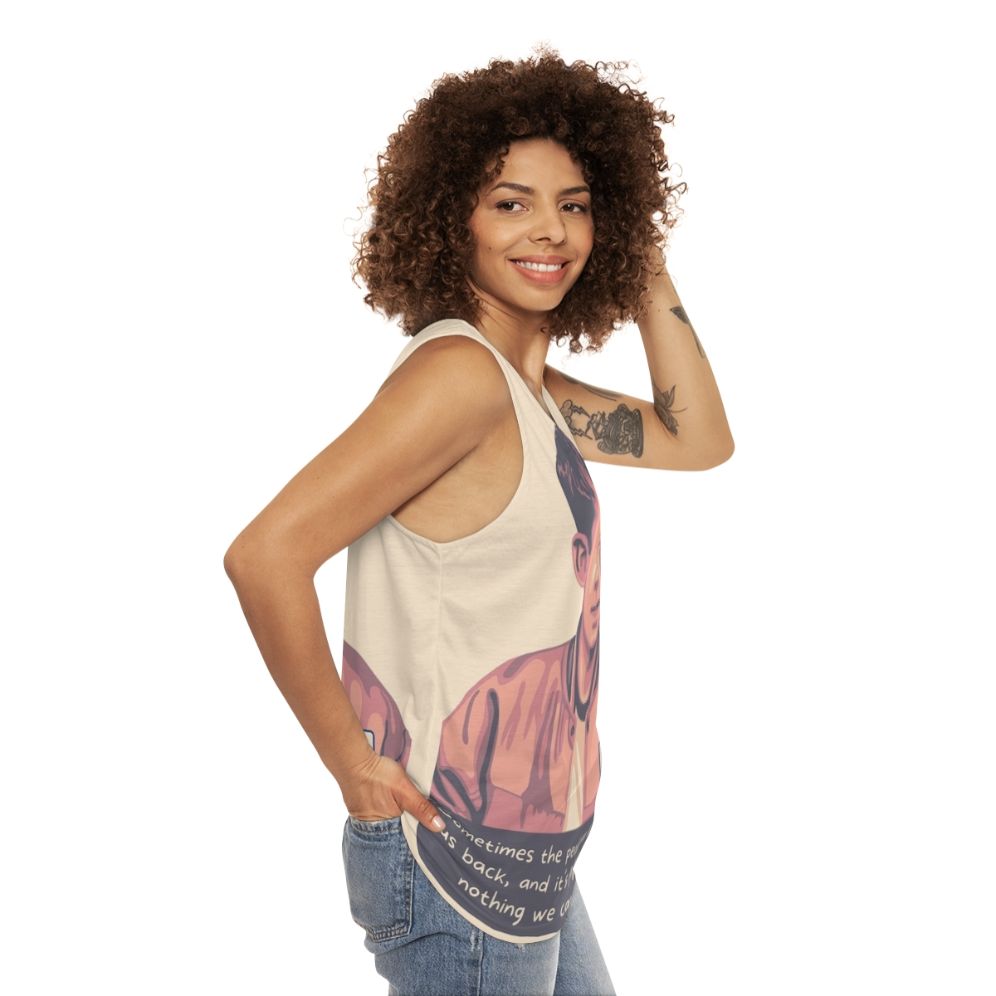 Sex Education Otis Milburn Inspirational Quote Unisex Tank Top - women side