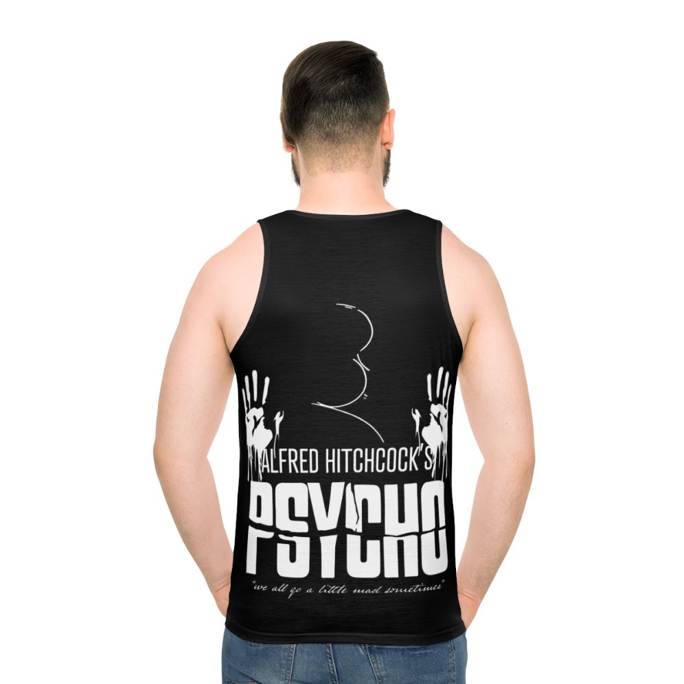 Alfred Hitchcock Psycho Unisex Tank Top - men back