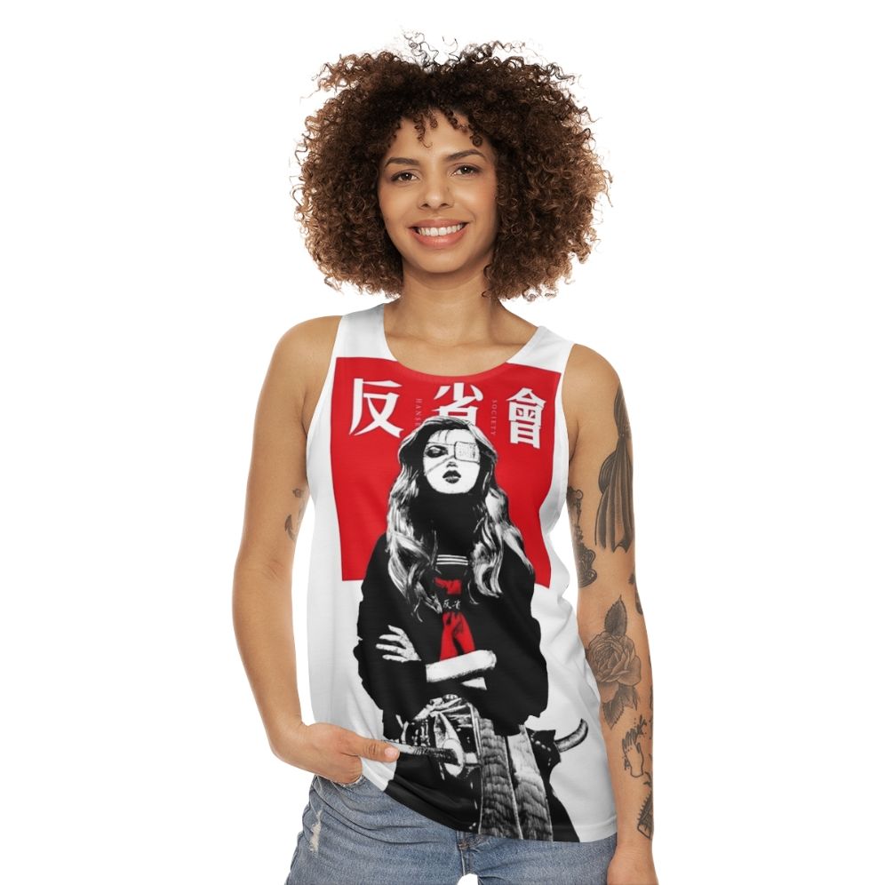 Cyberpunk Japanese urban style unisex tank top - women