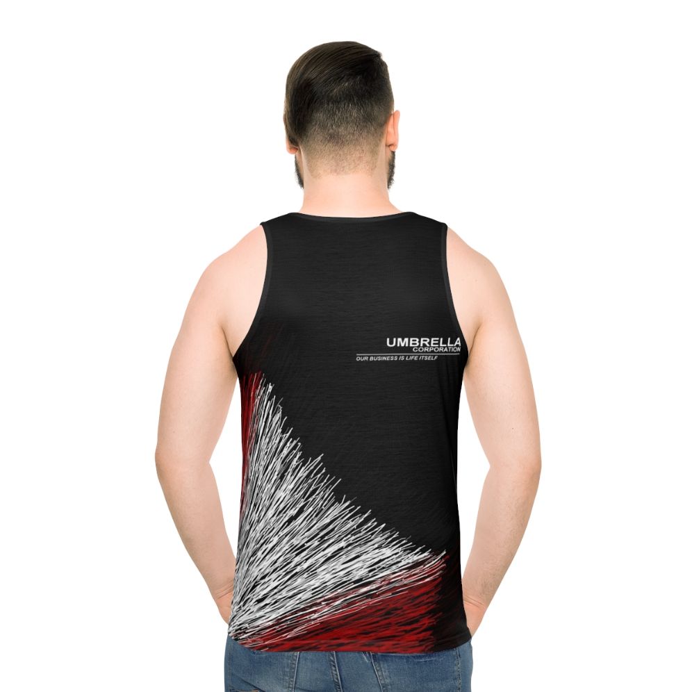 Unisex Umbrella Corporation Tank Top - men back