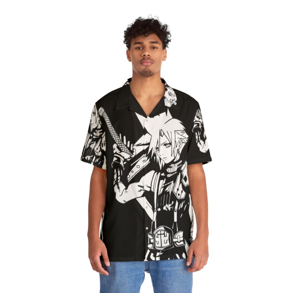 Sephiroth & Cloud Strife Hawaiian shirt - People Front