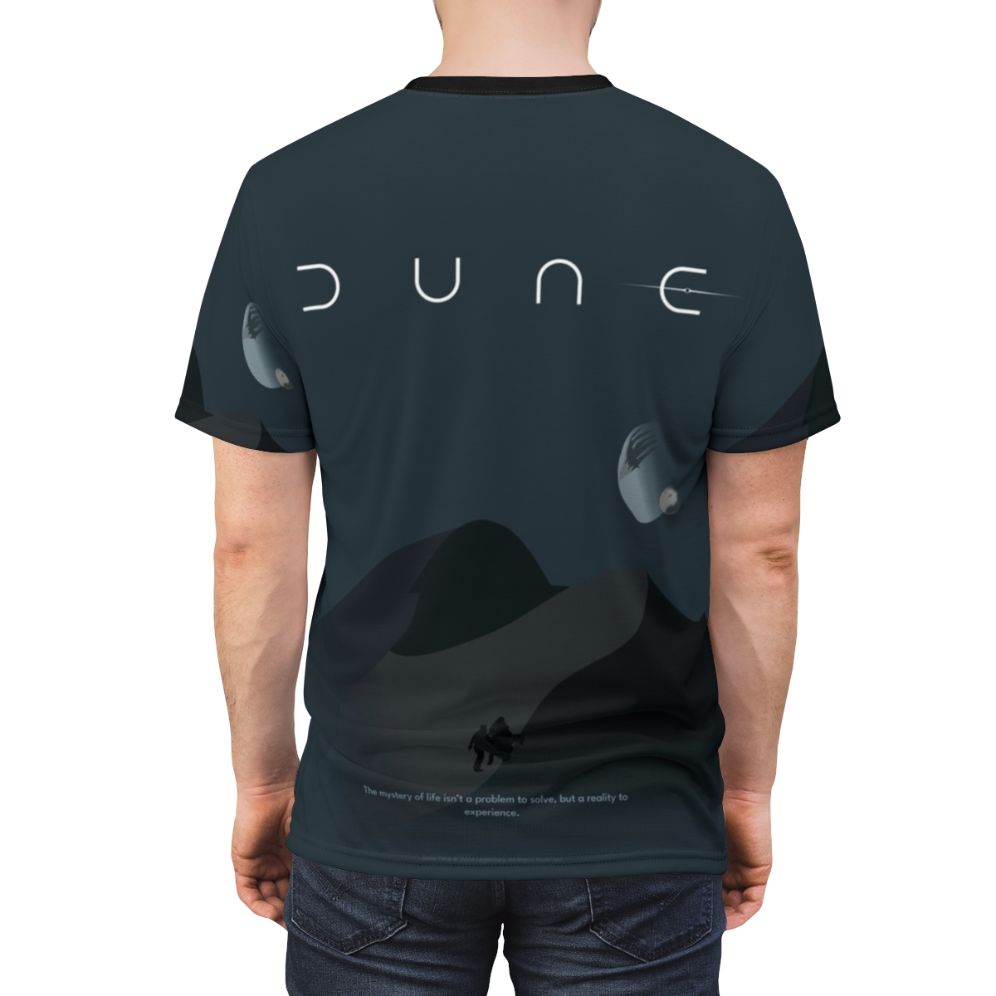 Dune-inspired Arrakis moonlight graphic t-shirt - men back