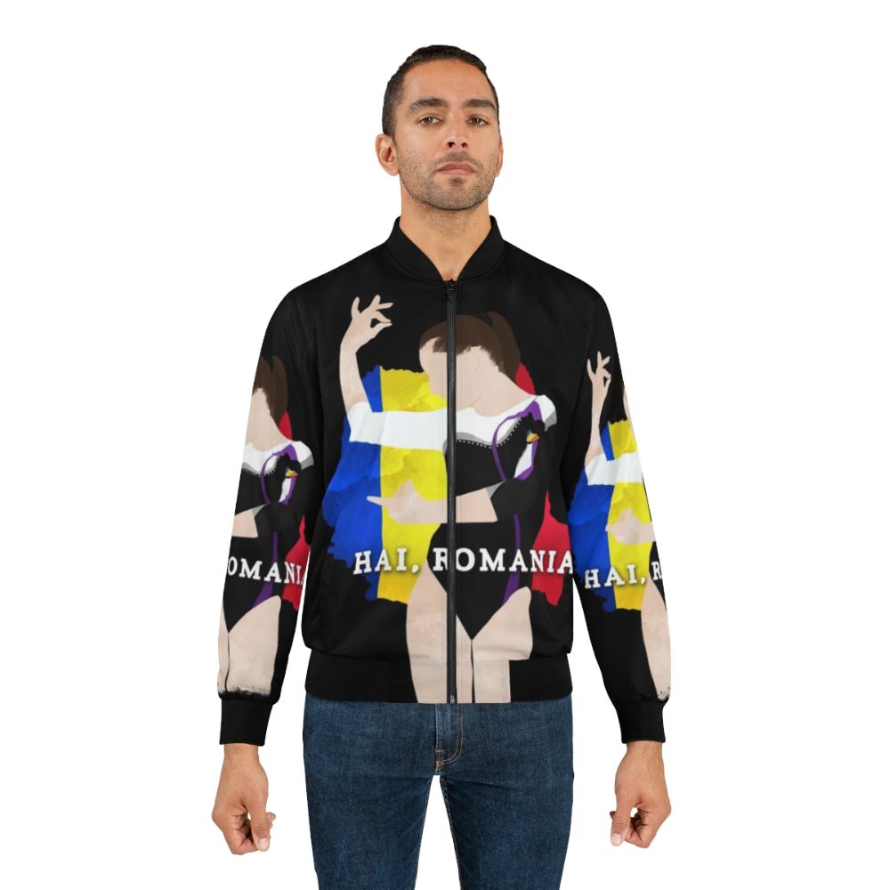 Romanian gymnastics themed bomber jacket - Lifestyle