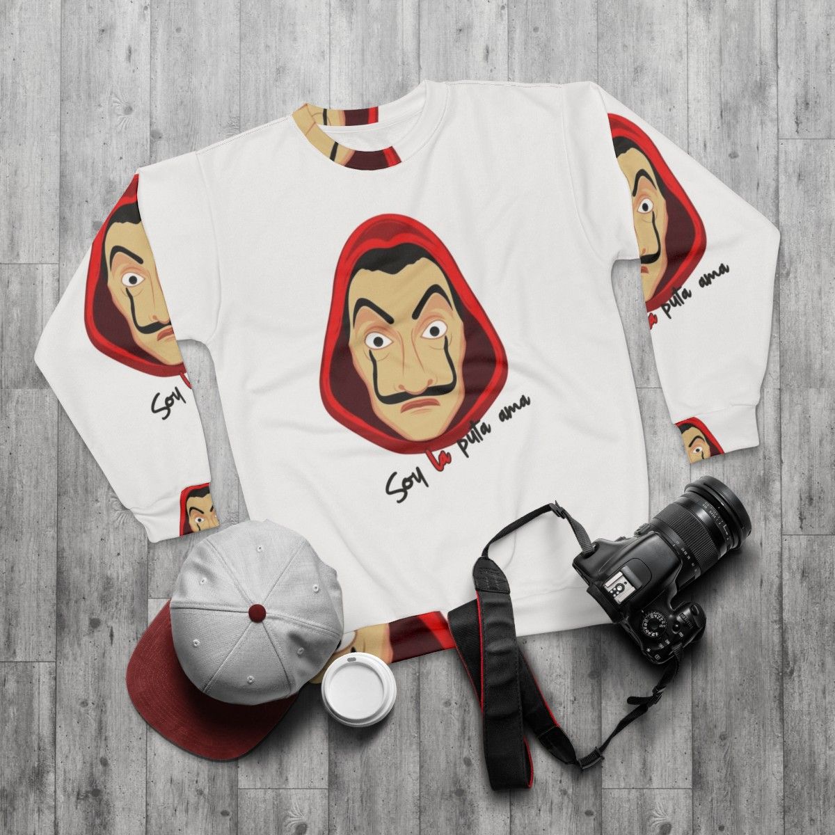 Money Heist "Soy La Puta Ama" Sweatshirt - flat lay